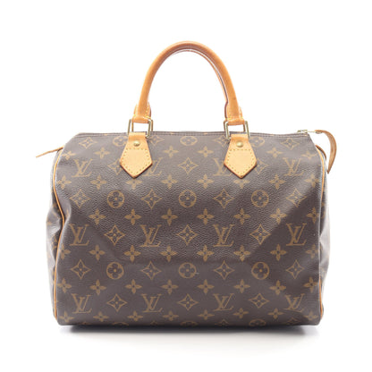 スピーディ30 モノグラム ハンドバッグ PVC レザー ブラウン ルイヴィトン バッグ LOUIS VUITTON