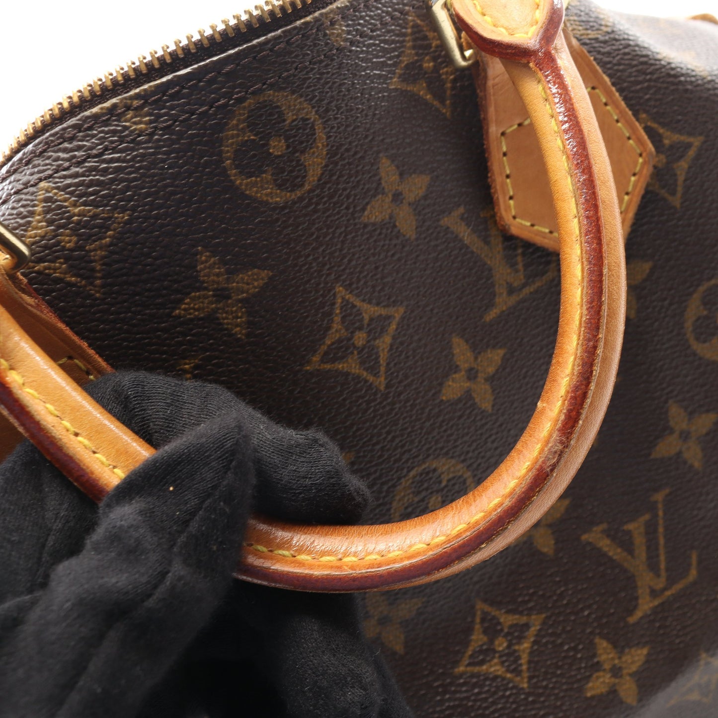 スピーディ30 モノグラム ハンドバッグ PVC レザー ブラウン ルイヴィトン バッグ LOUIS VUITTON