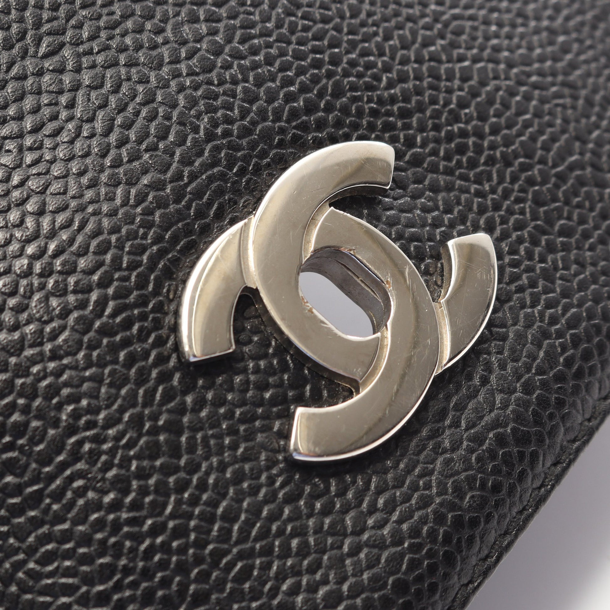 トリプルココマーク バックパック リュックサック キャビアスキン ブラック ゴールド金具 シャネル バッグ CHANEL