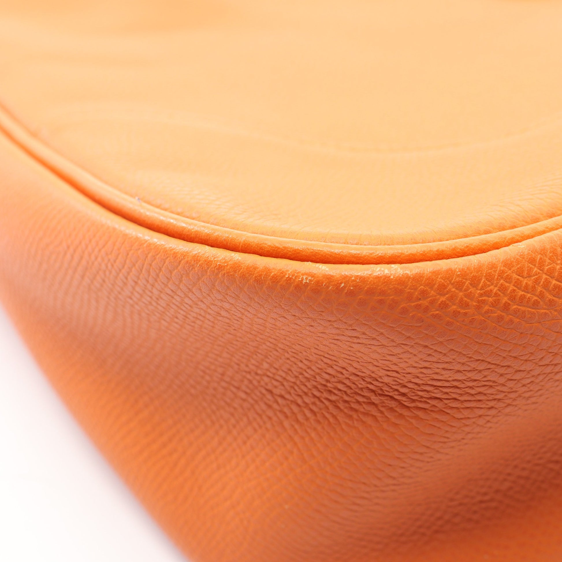 トリム31 ショルダーバッグ ヴォーエプソン オレンジ シルバー金具 □J刻印 エルメス バッグ HERMES