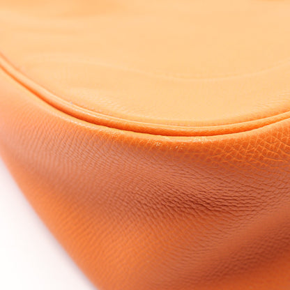 トリム31 ショルダーバッグ ヴォーエプソン オレンジ シルバー金具 □J刻印 エルメス バッグ HERMES