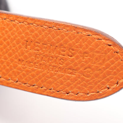 トリム31 ショルダーバッグ ヴォーエプソン オレンジ シルバー金具 □J刻印 エルメス バッグ HERMES