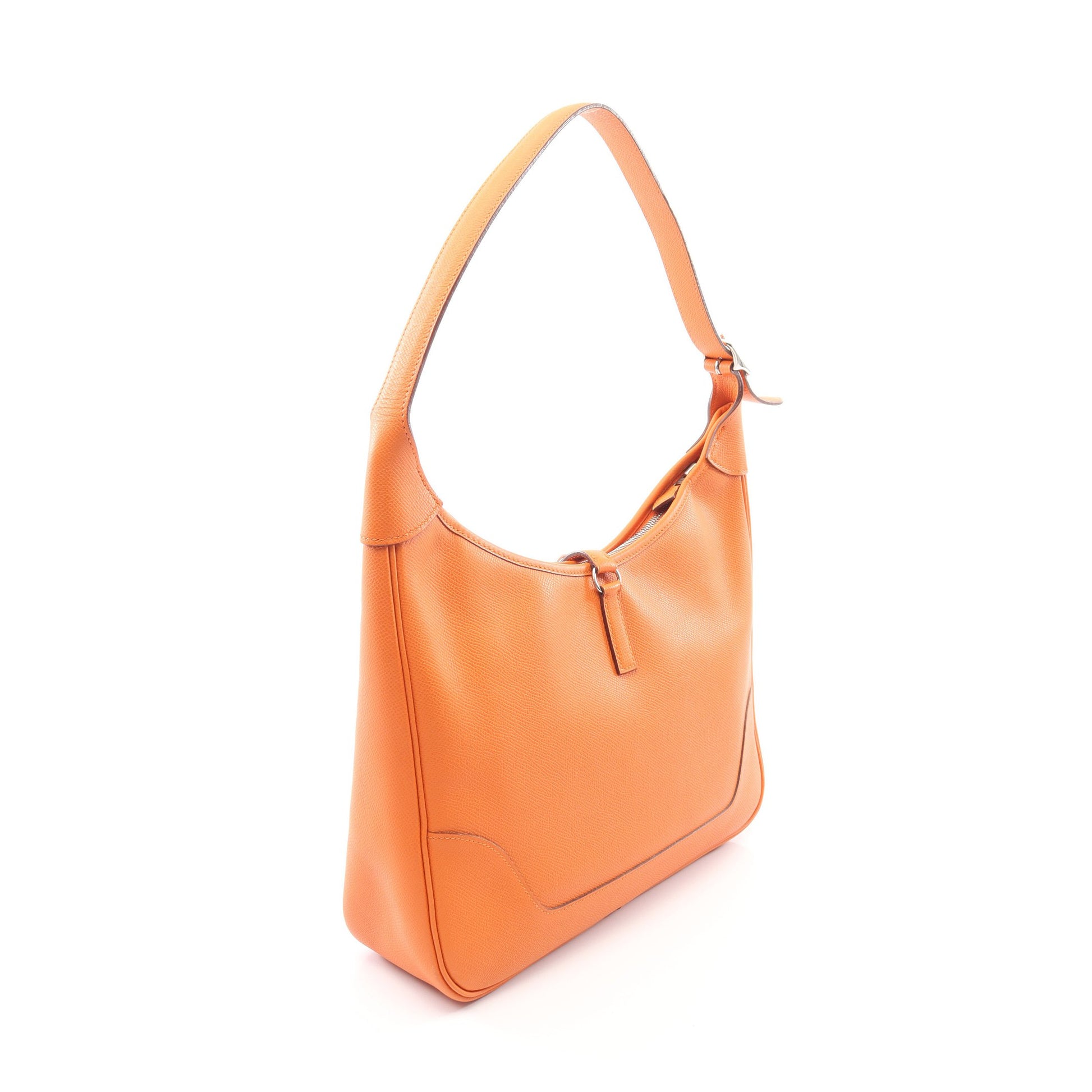トリム31 ショルダーバッグ ヴォーエプソン オレンジ シルバー金具 □J刻印 エルメス バッグ HERMES