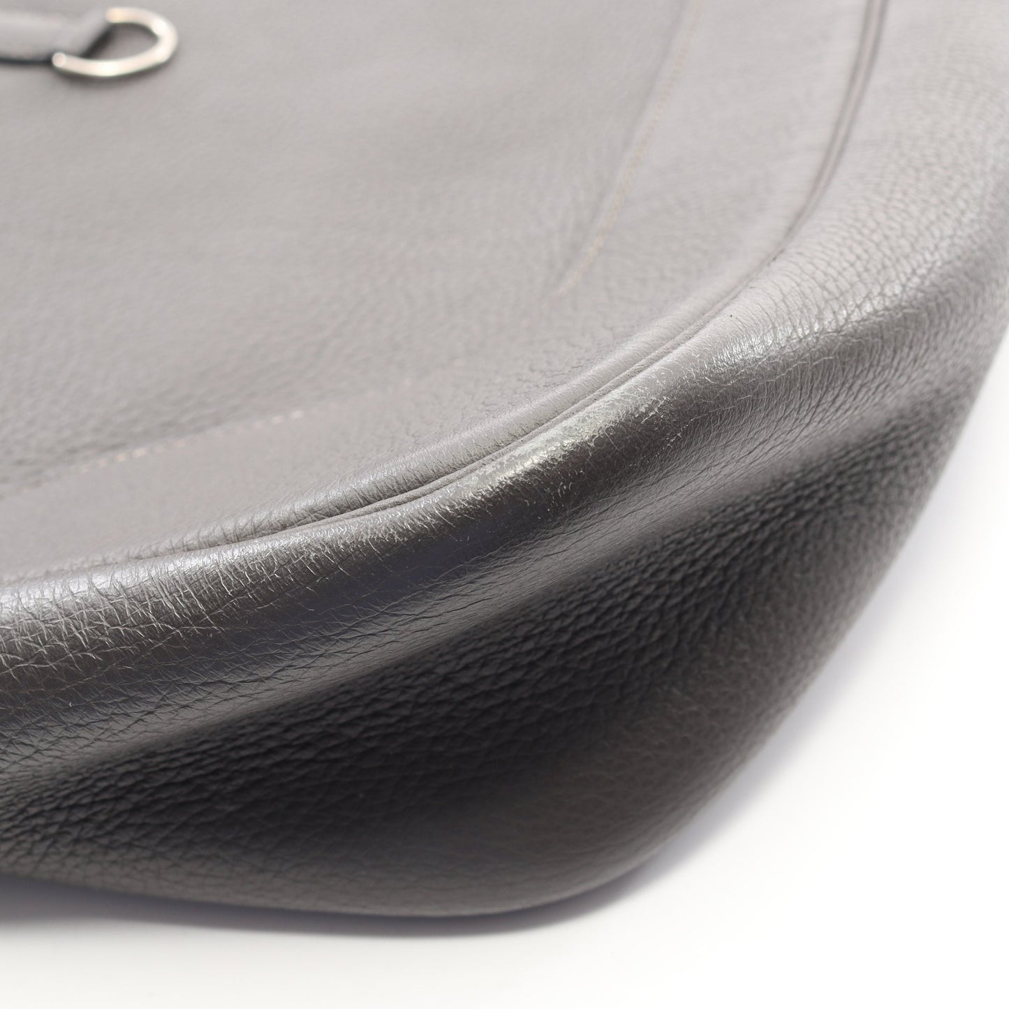 トリム35 グラファイト ワンショルダーバッグ トリヨンクレマンス グレー シルバー金具 □F刻印 エルメス バッグ HERMES