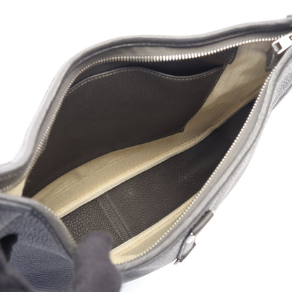 トリム35 グラファイト ワンショルダーバッグ トリヨンクレマンス グレー シルバー金具 □F刻印 エルメス バッグ HERMES