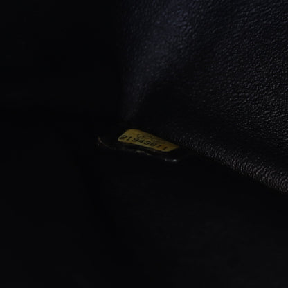 デカマトラッセ34 Wフラップ Wチェーンショルダーバッグ キャビアスキン ブラック シルバー金具 シャネル バッグ CHANEL