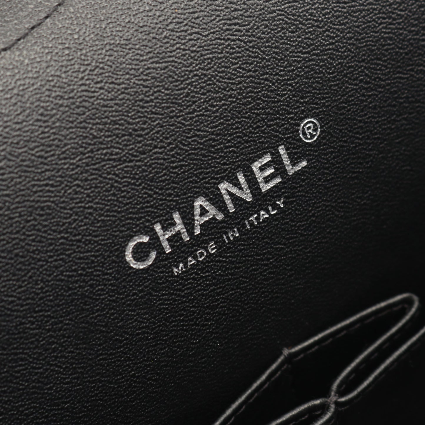 デカマトラッセ34 Wフラップ Wチェーンショルダーバッグ キャビアスキン ブラック シルバー金具 シャネル バッグ CHANEL