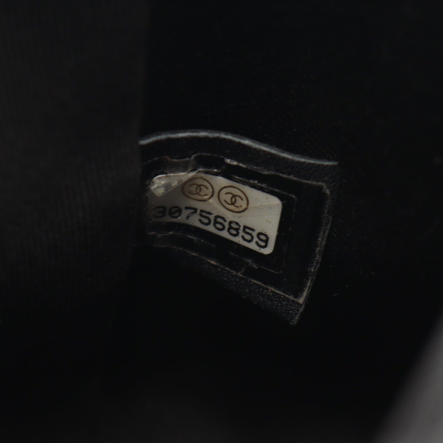 マトラッセ チェーンショルダーバッグ ラムスキン ブラック ゴールド金具 シャネル バッグ CHANEL