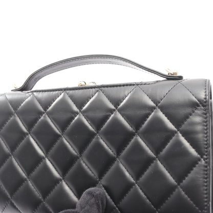 マトラッセ チェーンウォレット ラムスキン ブラック ゴールド金具 2WAY シャネル バッグ CHANEL
