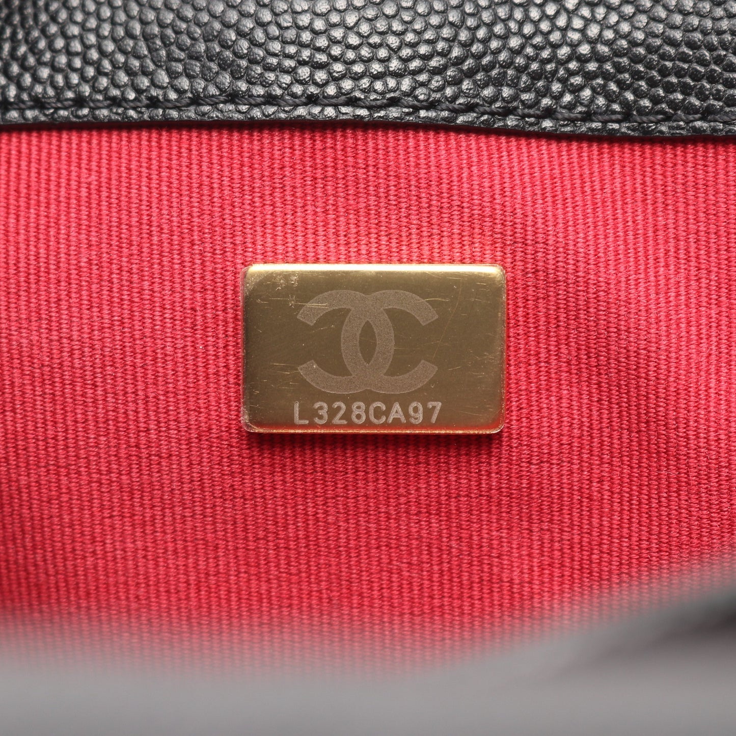 マトラッセ チェーンショルダーバッグ キャビアスキン ブラック ゴールド金具 シャネル バッグ CHANEL