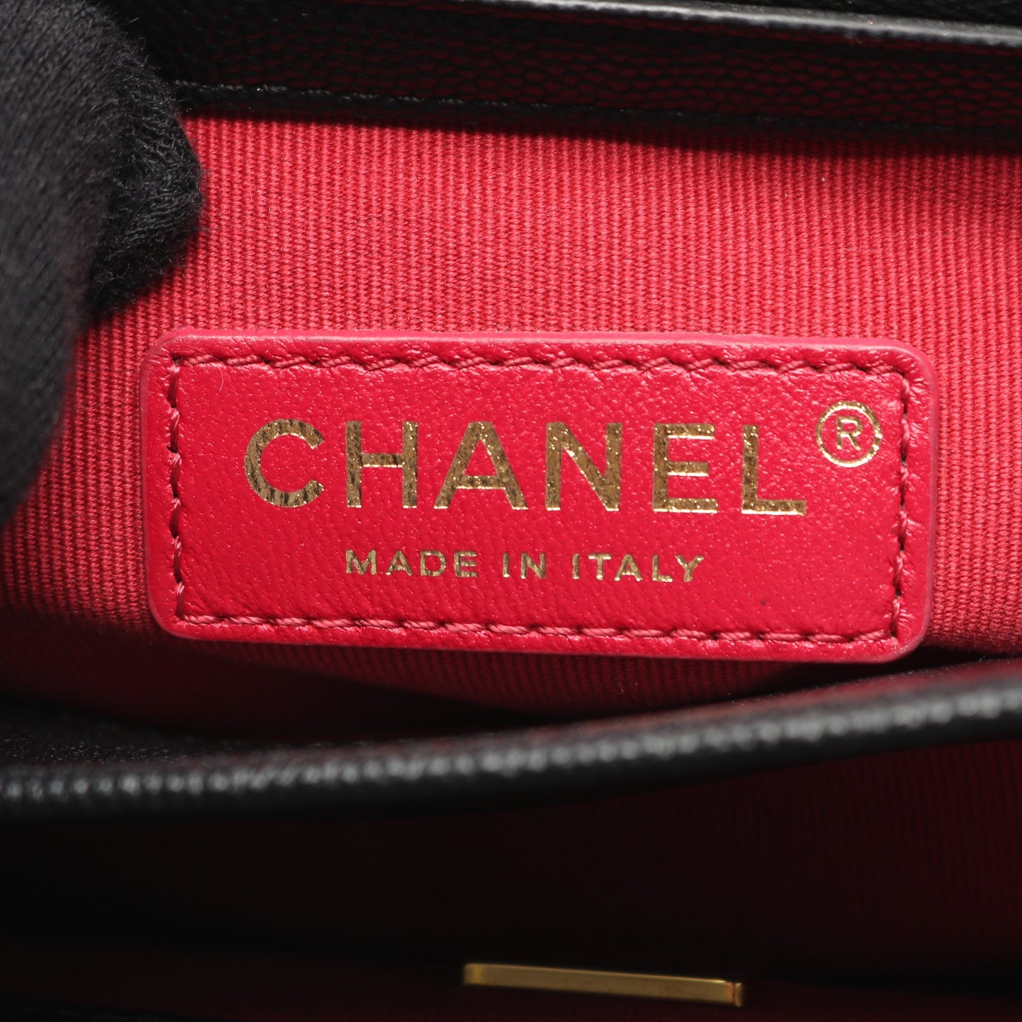 マトラッセ チェーンショルダーバッグ キャビアスキン ブラック ゴールド金具 シャネル バッグ CHANEL