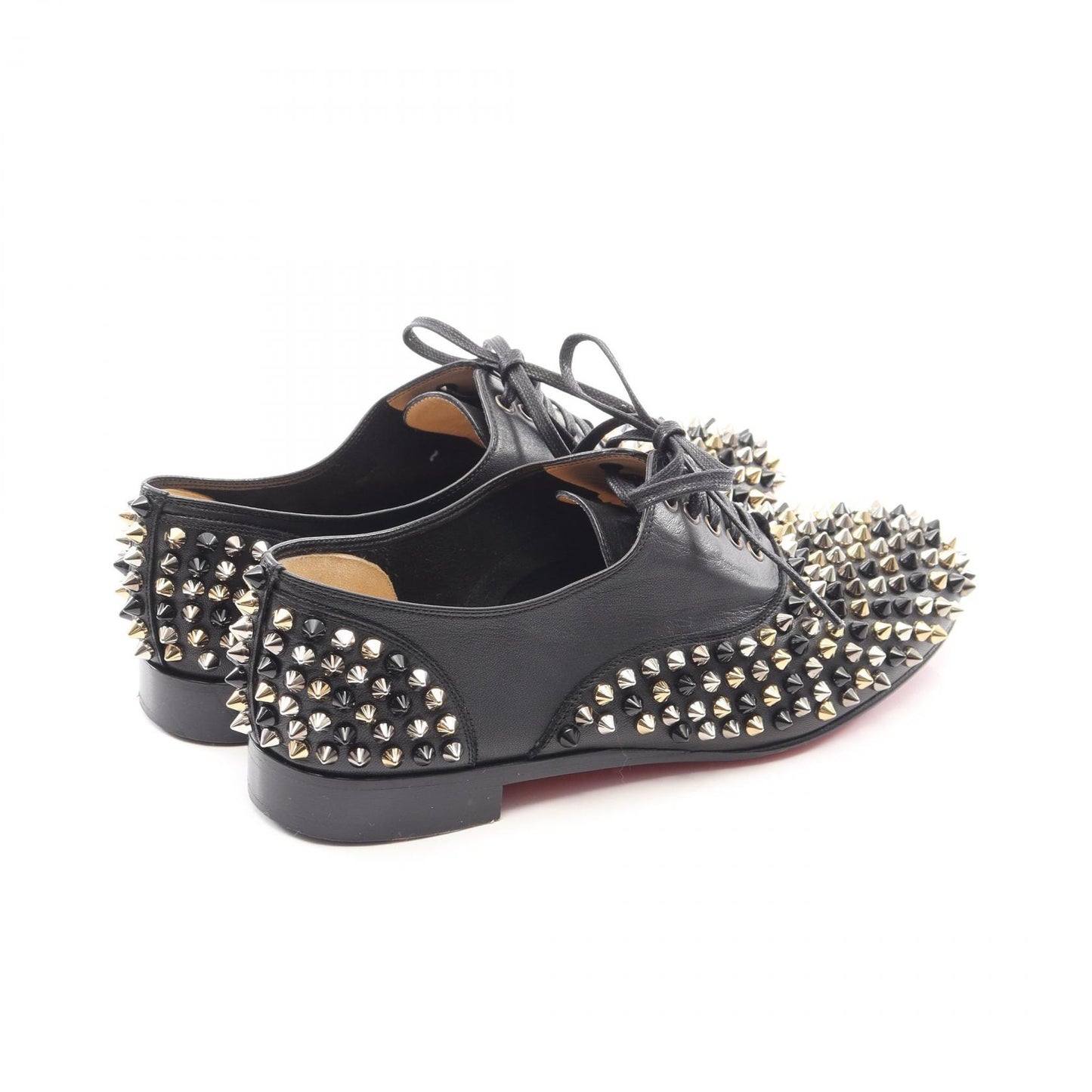 スパイクスタッズ カジュアルシューズ レザー ブラック クリスチャンルブタン シューズ Christian Louboutin