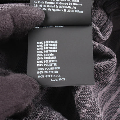 テクニカルニット スウェットシャツ トップス クルーネック ブラック オレンジ プラダ トップス PRADA