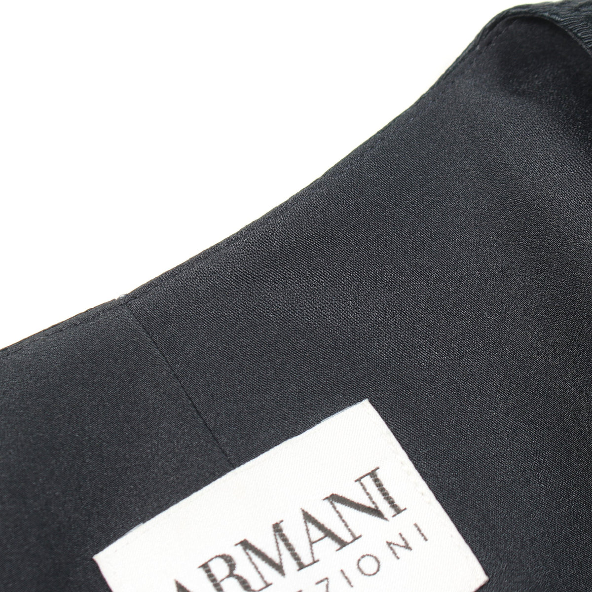 ペプラム ノーカラージャケット ウール シルク ネイビー アルマーニコレッツォーニ アウター Armani Collezioni