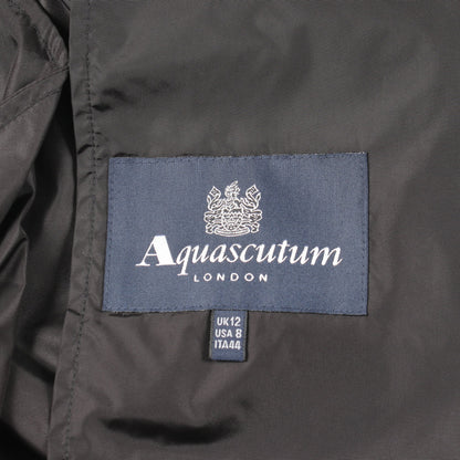 トレンチコート ナイロン ブラック アクアスキュータム アウター Aquascutum