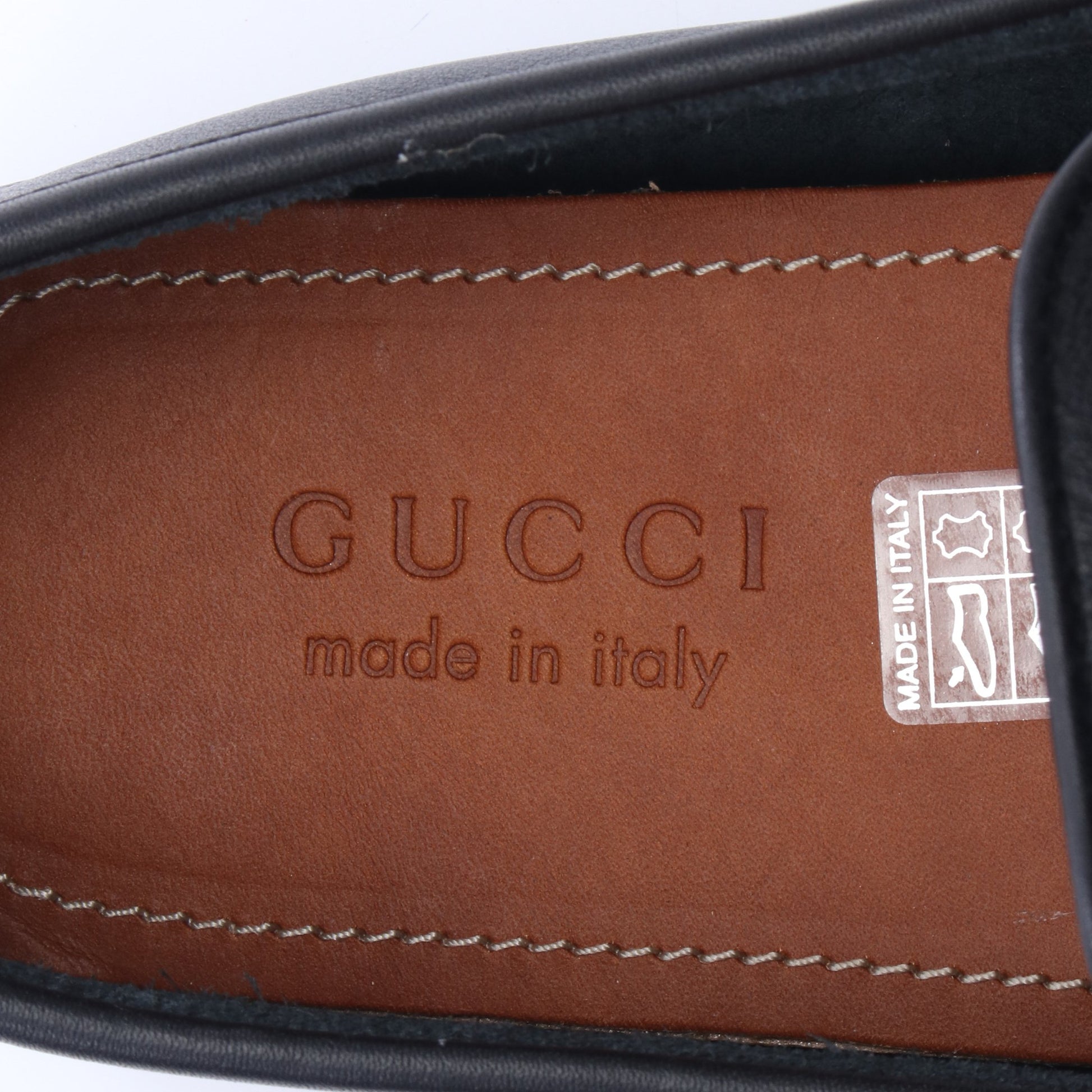 ホースビット ドライビングシューズ レザー ブラック グッチ シューズ GUCCI