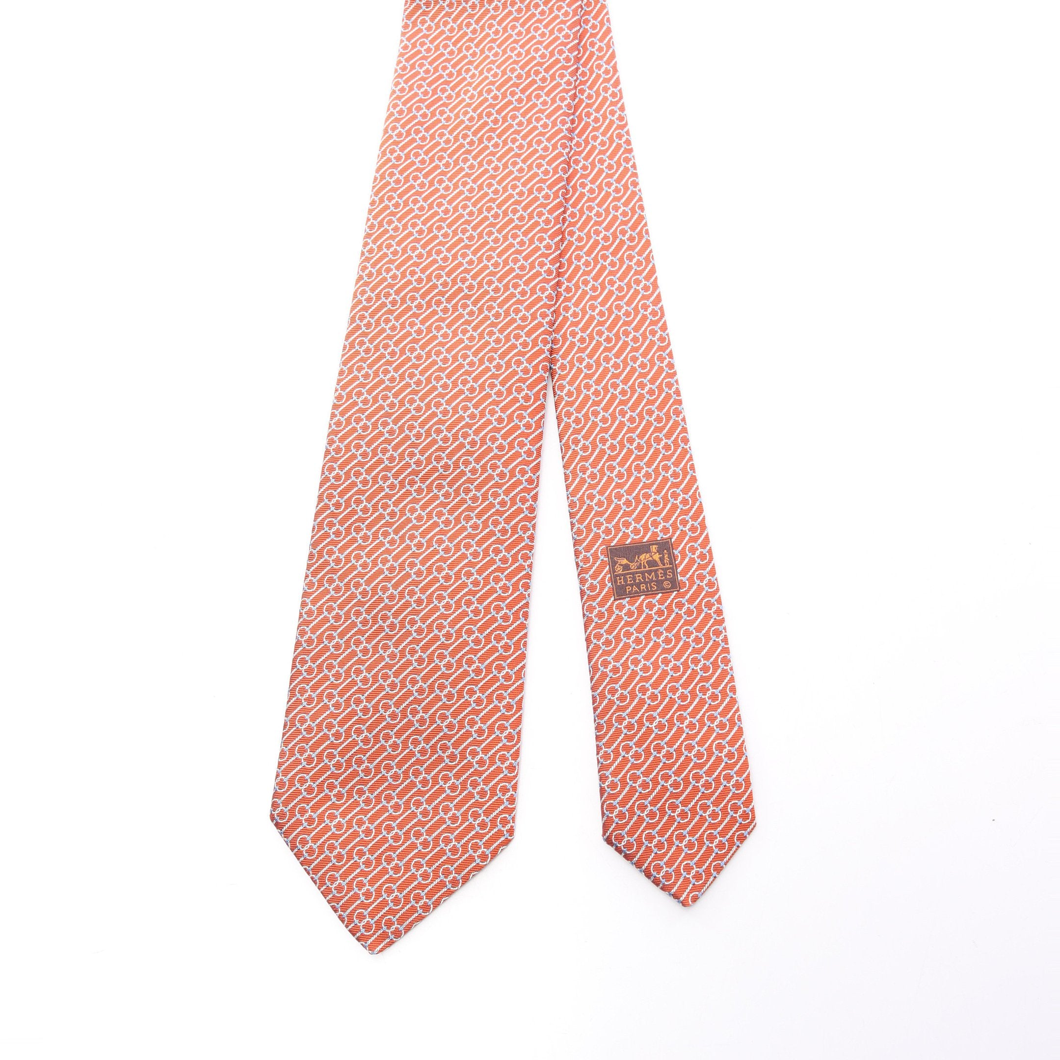 HERMES シルクツイル ネクタイ オレンジ 柄 楽天市場】【新品】 エルメス HERMES ネクタイ シルクツイルタイ8cm