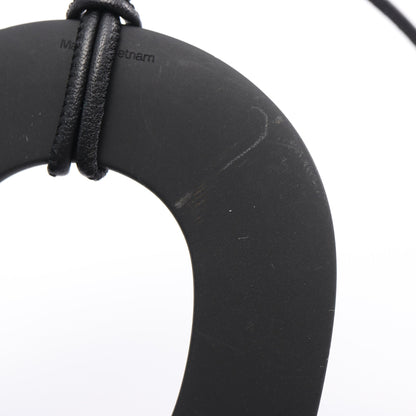 カラープレシュー ネックレス ウッド ブラック エルメス アクセサリー HERMES