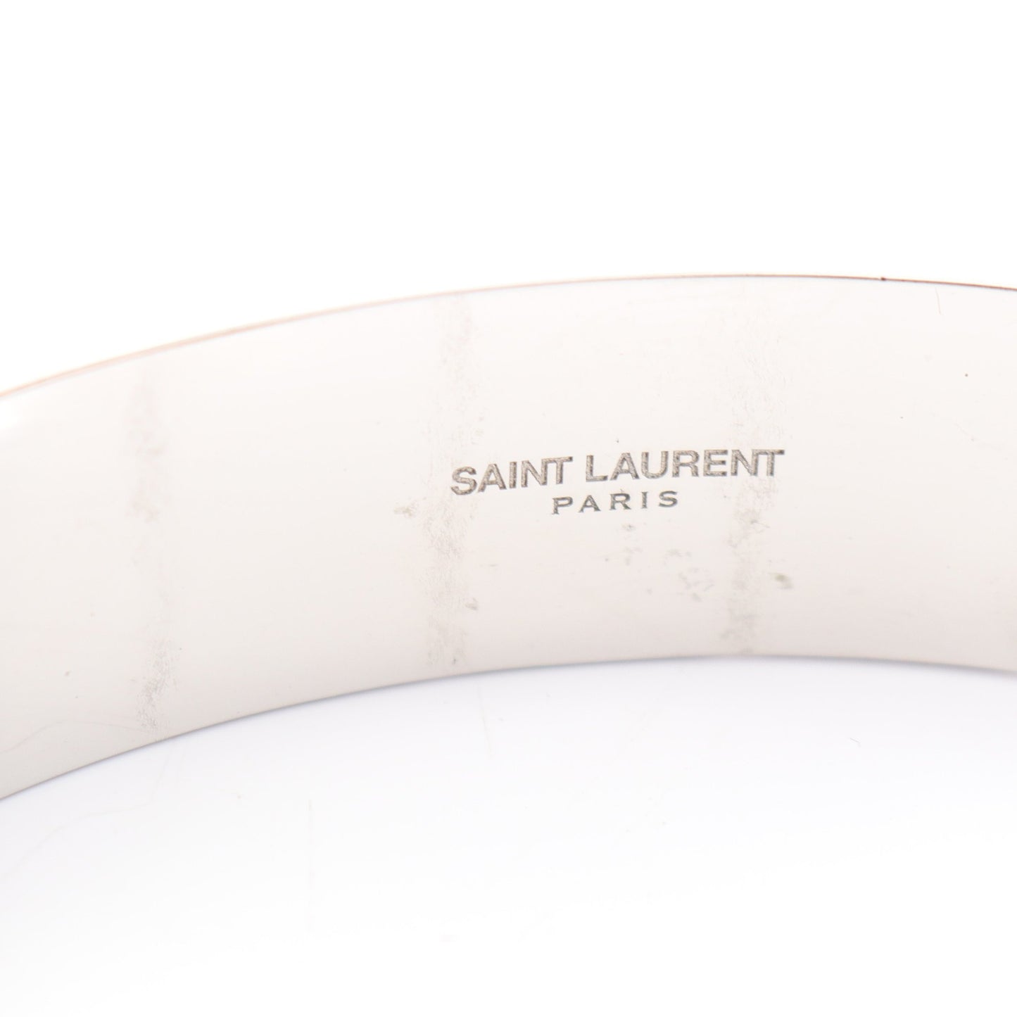 バングル ラインストーン シルバー クリア サンローランパリ アクセサリー SAINT LAURENT PARIS