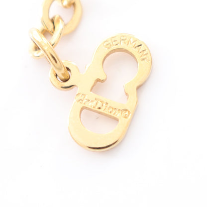 CDロゴ ネックレス GP ゴールド クリスチャンディオール アクセサリー Christian Dior