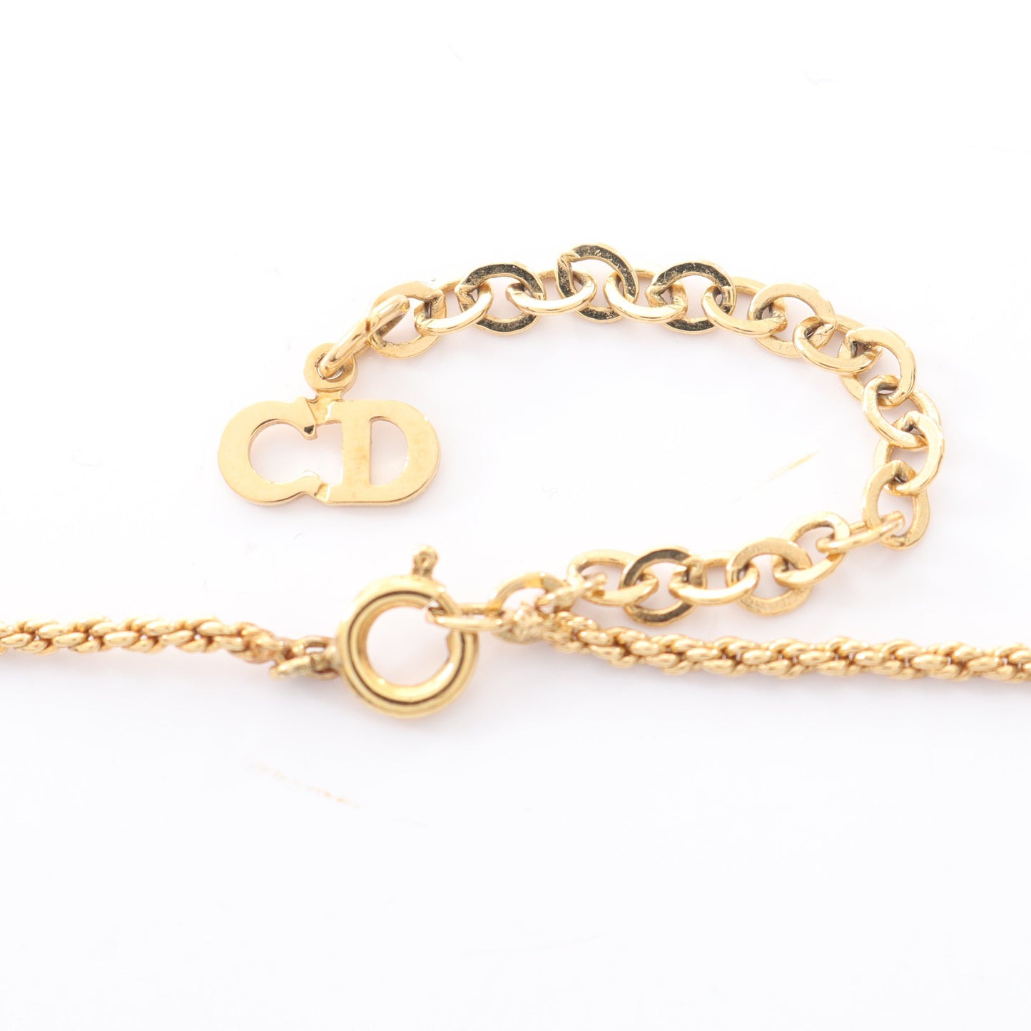 CDロゴ ネックレス GP ゴールド クリスチャンディオール アクセサリー Christian Dior