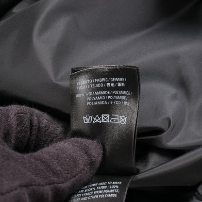 ロゴプリント フード付き ジャケット ナイロン ブラック バレンシアガ アウター BALENCIAGA