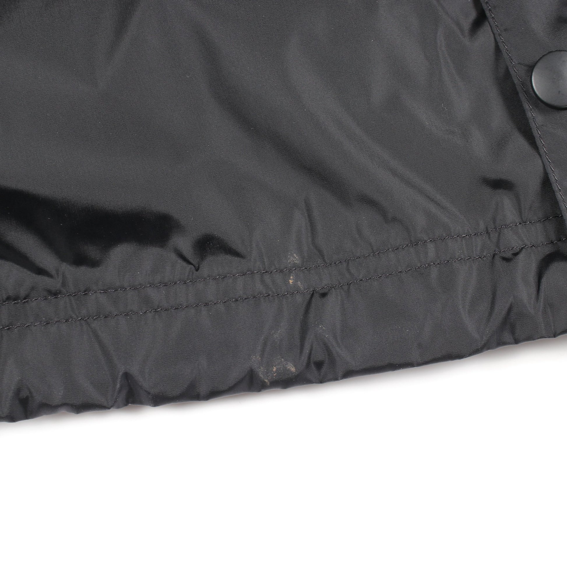 ロゴプリント フード付き ジャケット ナイロン ブラック バレンシアガ アウター BALENCIAGA