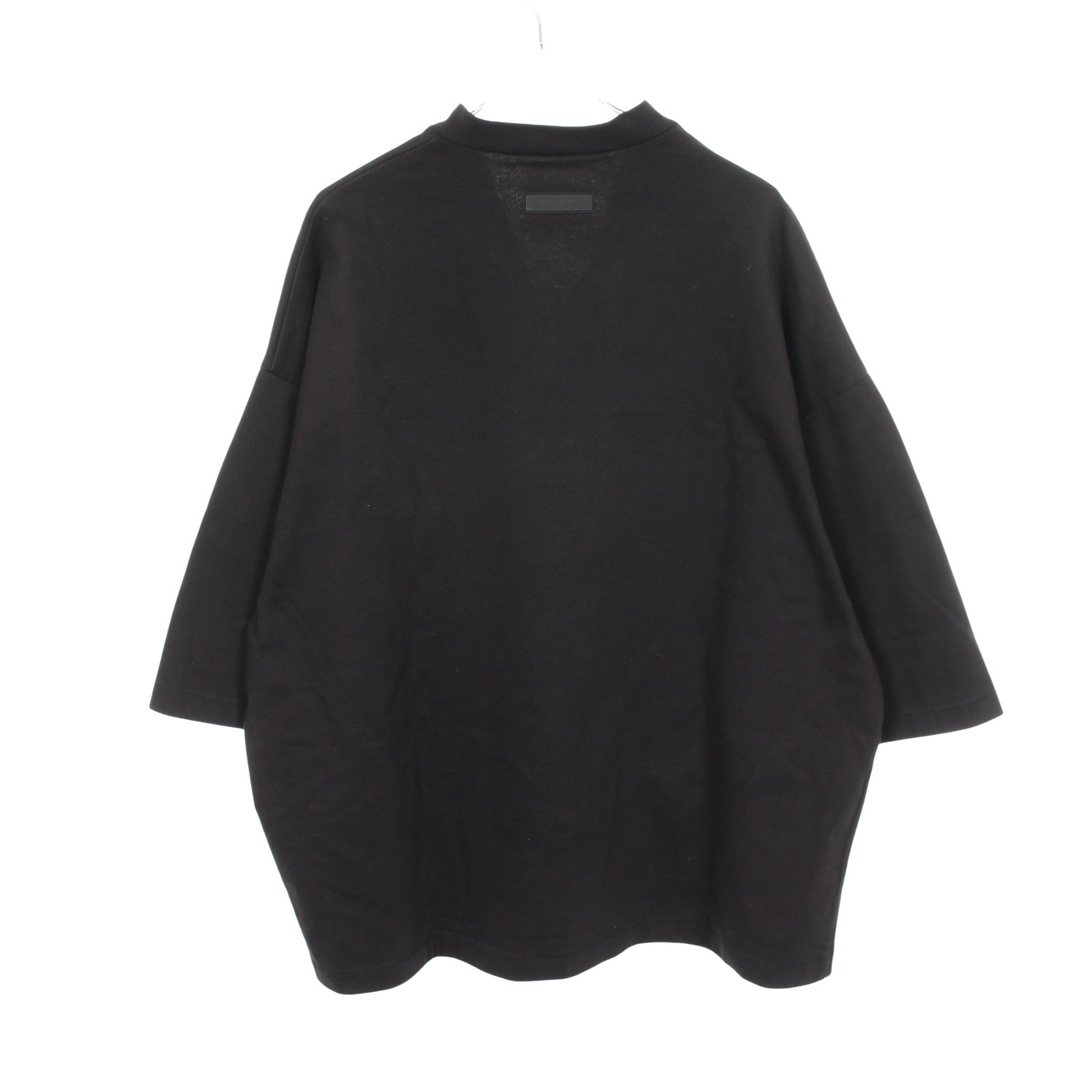 Vネック ロゴ 半袖Tシャツ コットン ブラック エフオージーエッセンシャルズ トップス FOG ESSENTIALS