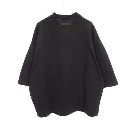 Vネック ロゴ 半袖Tシャツ コットン ブラック エフオージーエッセンシャルズ トップス FOG ESSENTIALS