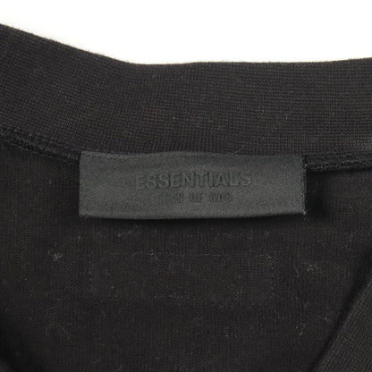 Vネック ロゴ 半袖Tシャツ コットン ブラック エフオージーエッセンシャルズ トップス FOG ESSENTIALS