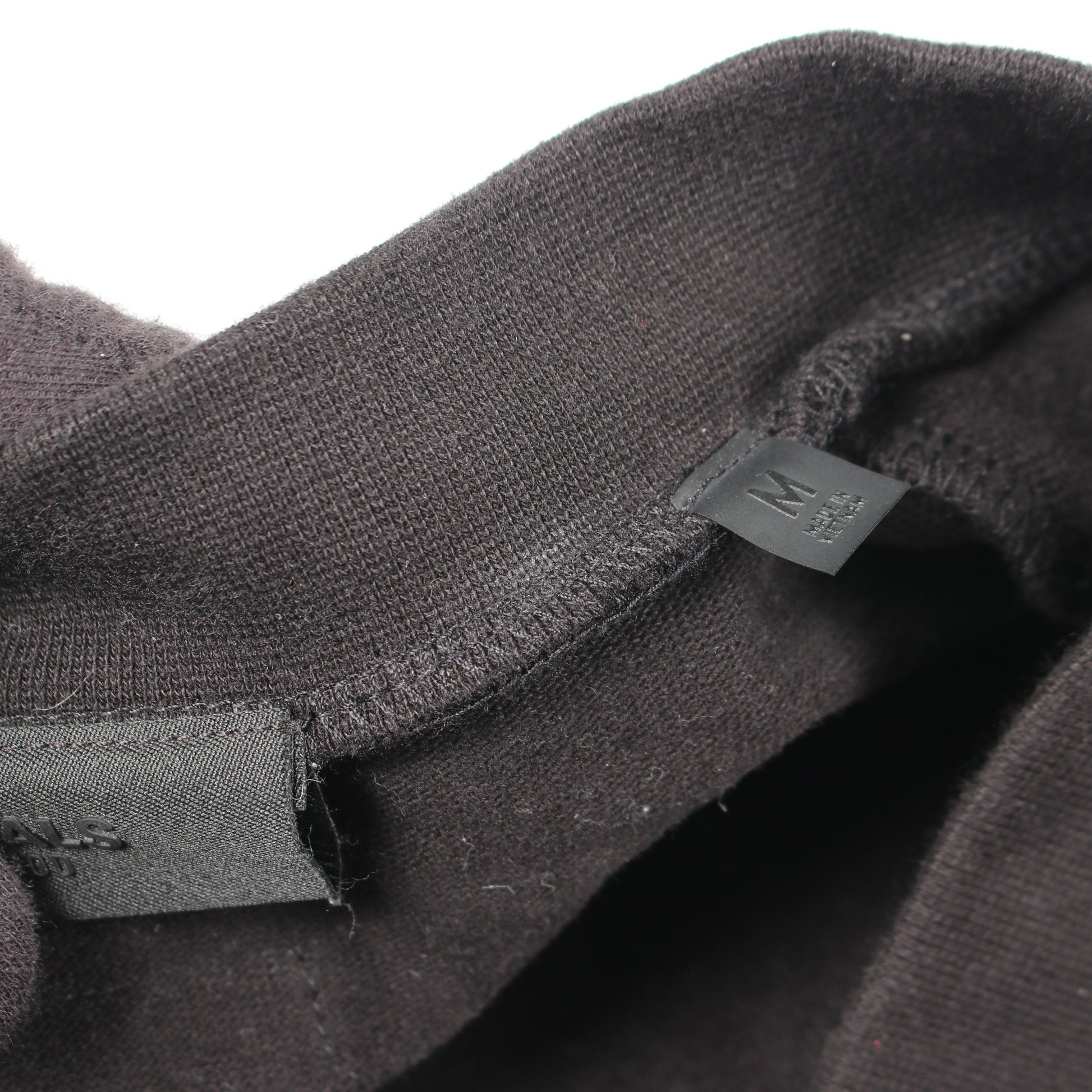 Vネック ロゴ 半袖Tシャツ コットン ブラック エフオージーエッセンシャルズ トップス FOG ESSENTIALS