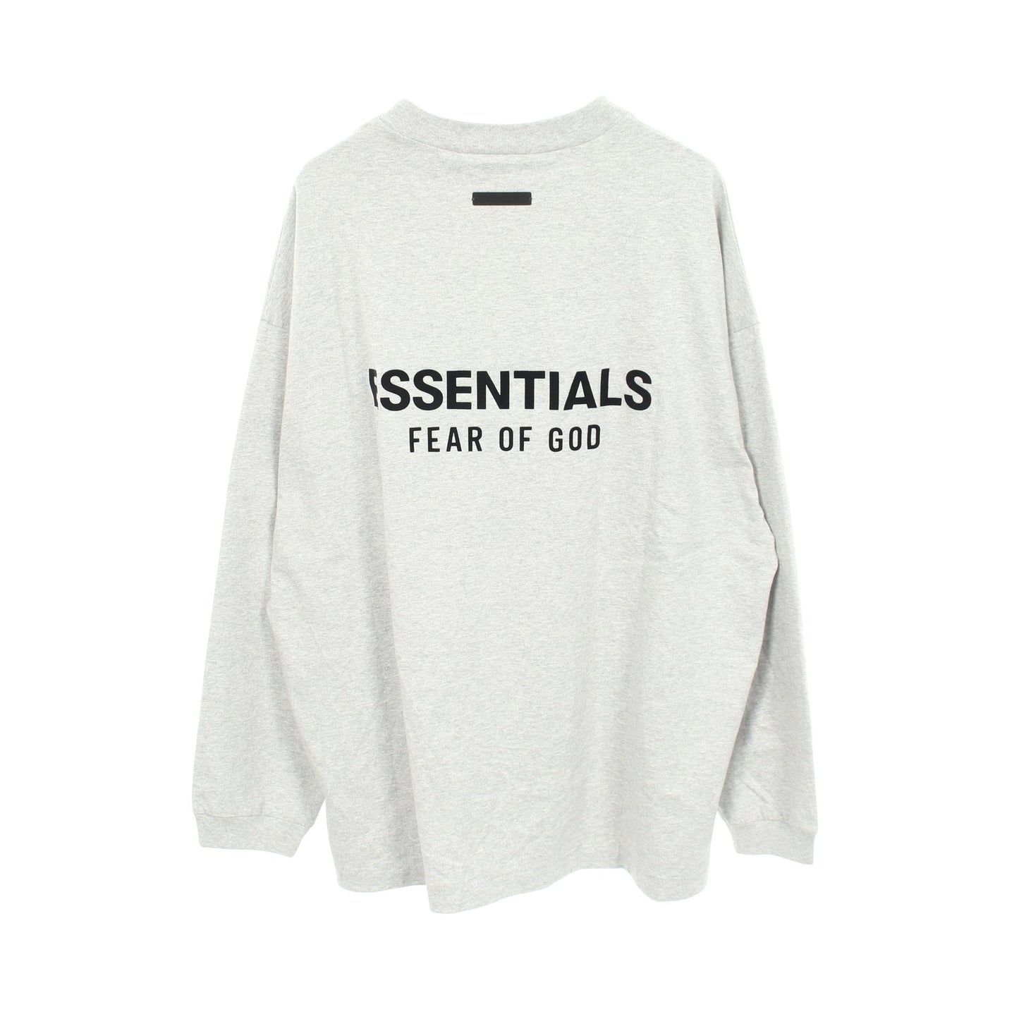ロゴ クルーネック 長袖Tシャツ コットン グレー エフオージーエッセンシャルズ トップス FOG ESSENTIALS