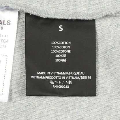 ロゴ クルーネック 長袖Tシャツ コットン グレー エフオージーエッセンシャルズ トップス FOG ESSENTIALS
