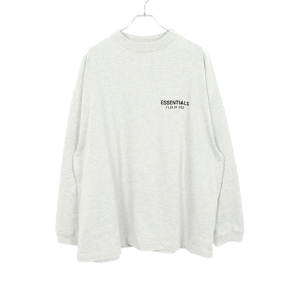 ロゴ クルーネック 長袖Tシャツ コットン グレー エフオージーエッセンシャルズ トップス FOG ESSENTIALS