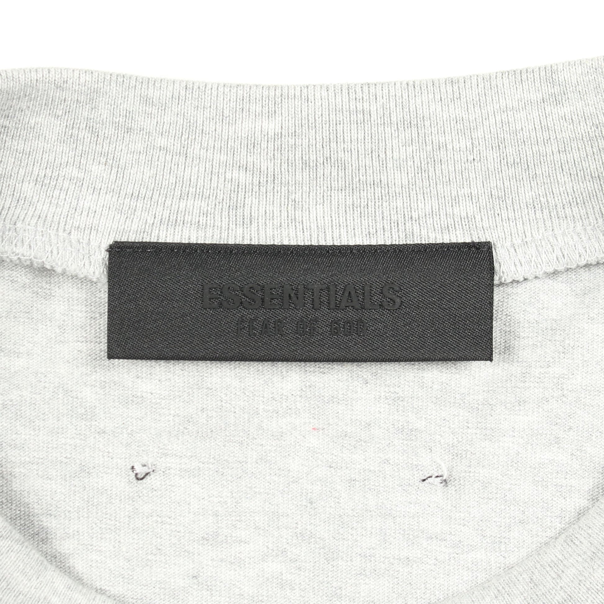 ロゴ クルーネック 長袖Tシャツ コットン グレー エフオージーエッセンシャルズ トップス FOG ESSENTIALS