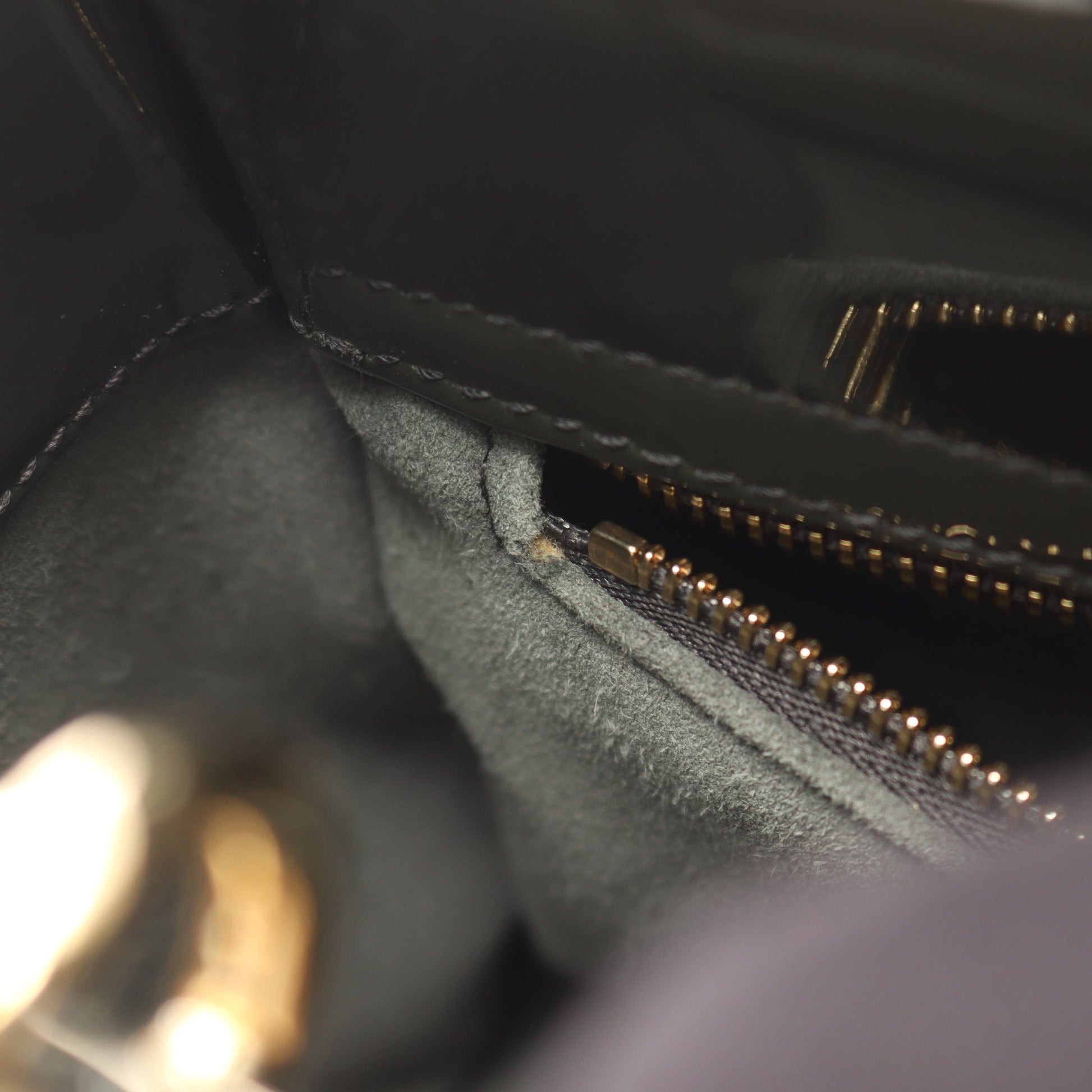 レディディオール スモール カナージュ 2WAY ハンドバッグ エナメルレザー グレーグリーン クリスチャンディオール バッグ Christian Dior