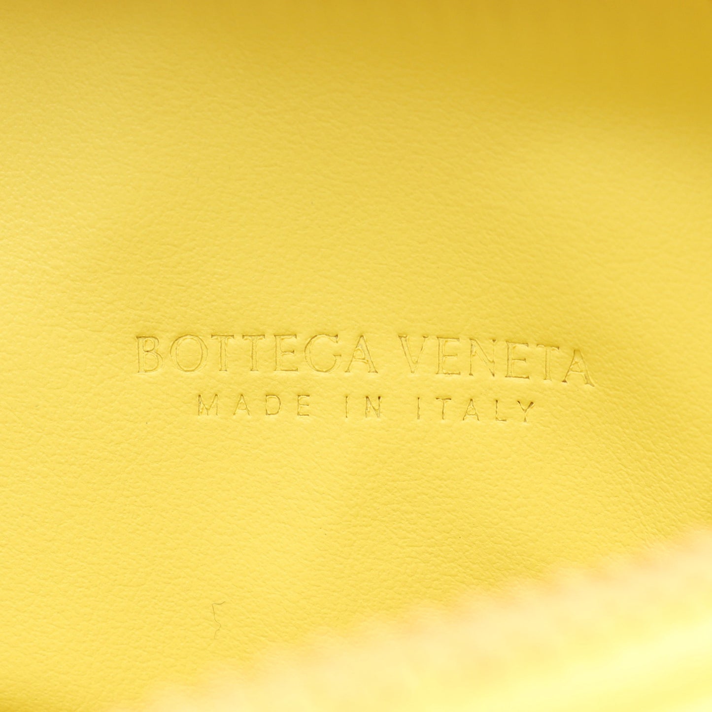 キャンディー ウォレス イントレチャート ハンドバッグ レザー ライトイエロー ボッテガヴェネタ バッグ BOTTEGA VENETA