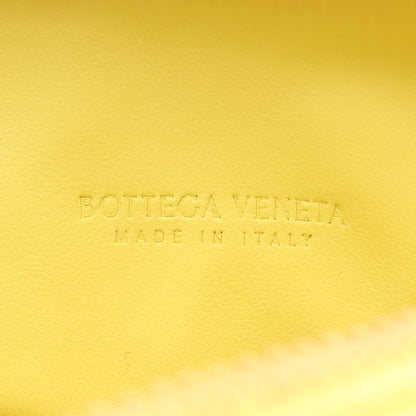 キャンディー ウォレス イントレチャート ハンドバッグ レザー ライトイエロー ボッテガヴェネタ バッグ BOTTEGA VENETA
