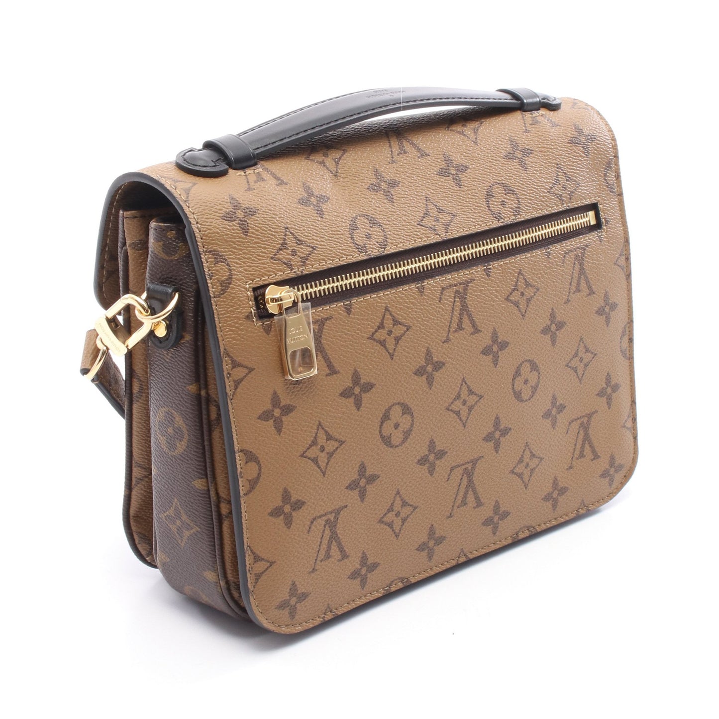ポシェット メティス MM モノグラムリバース 2WAY ハンドバッグ PVC レザー ブラウン ブラック ルイヴィトン バッグ LOUIS VUITTON
