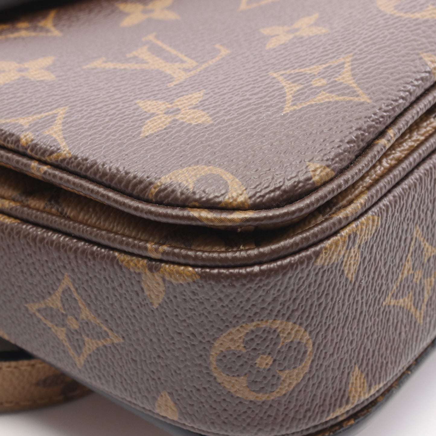 ポシェット メティス MM モノグラムリバース 2WAY ハンドバッグ PVC レザー ブラウン ブラック ルイヴィトン バッグ LOUIS VUITTON