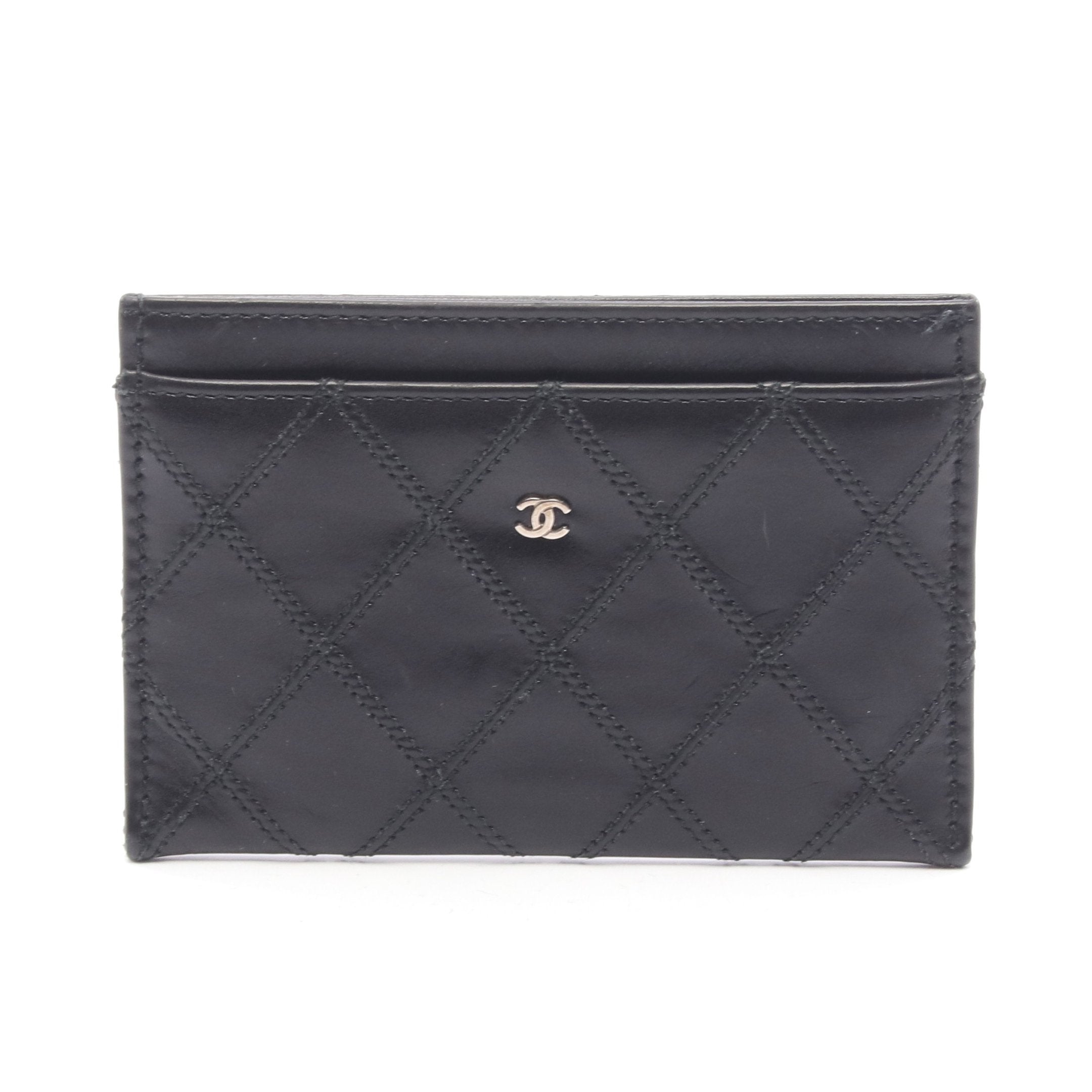 CHANEL】 キーケース ブラック ラムスキン/Gカード・箱・袋・リボン