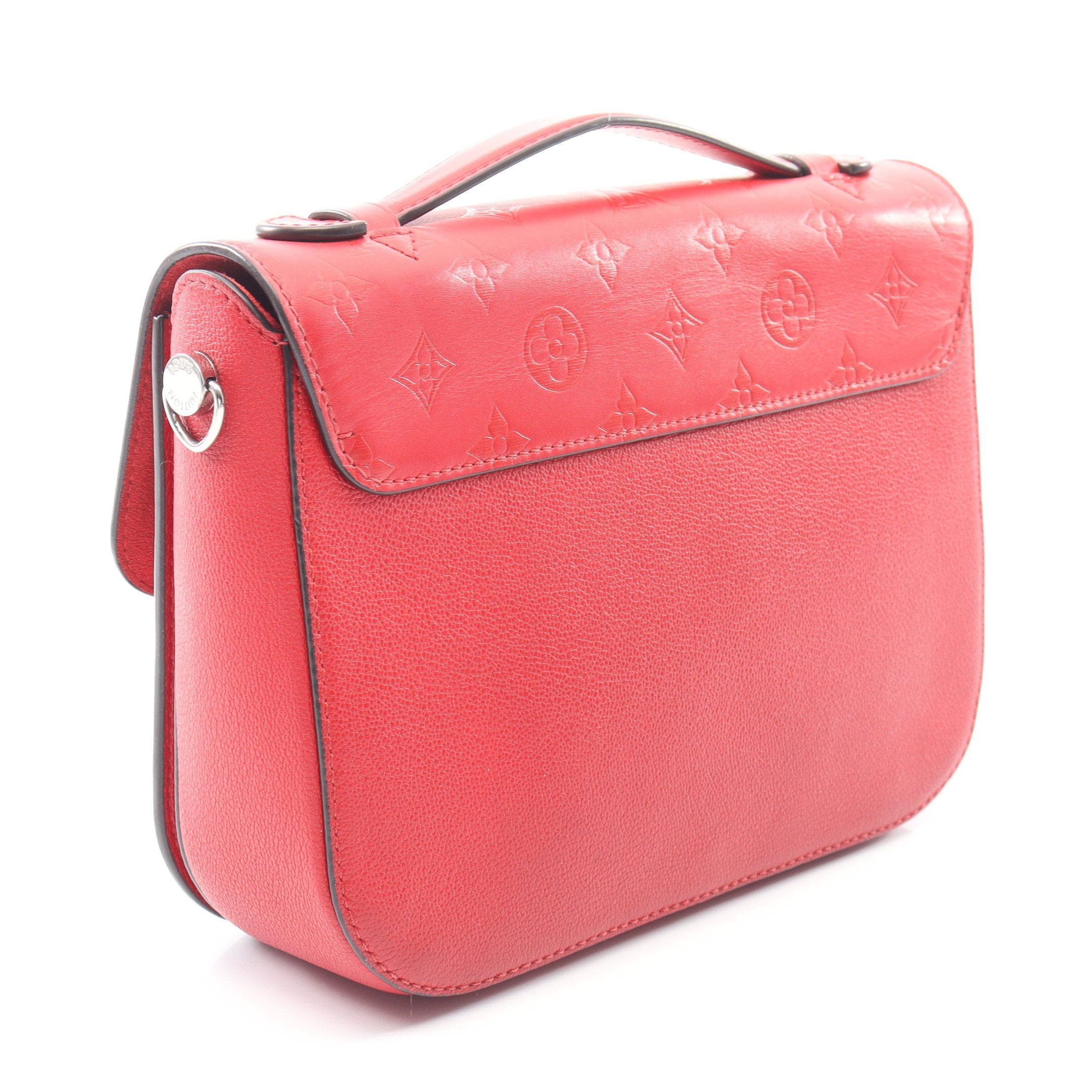 LOUIS VUITTON ヴェリートートMM レッド 2WAYハンドバッグ ヴェリー メッセンジャー モノグラム ルビー 2WAY ハンドバッグ レザー