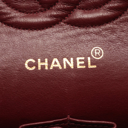 マトラッセ Wフラップ Wチェーンショルダーバッグ ラムスキン ブラック ゴールド金具 シャネル バッグ CHANEL