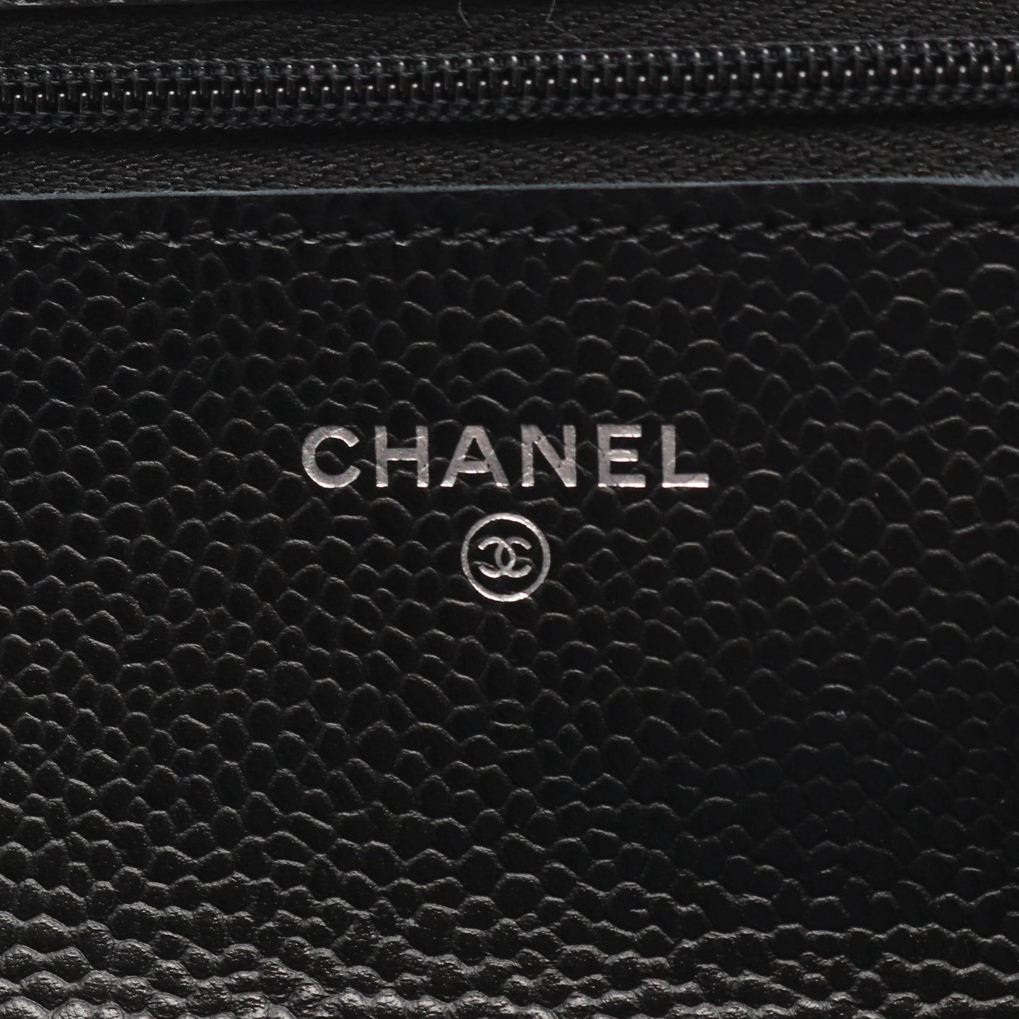 マトラッセ チェーンウォレット キャビアスキン ブラック シルバー金具 シャネル バッグ CHANEL