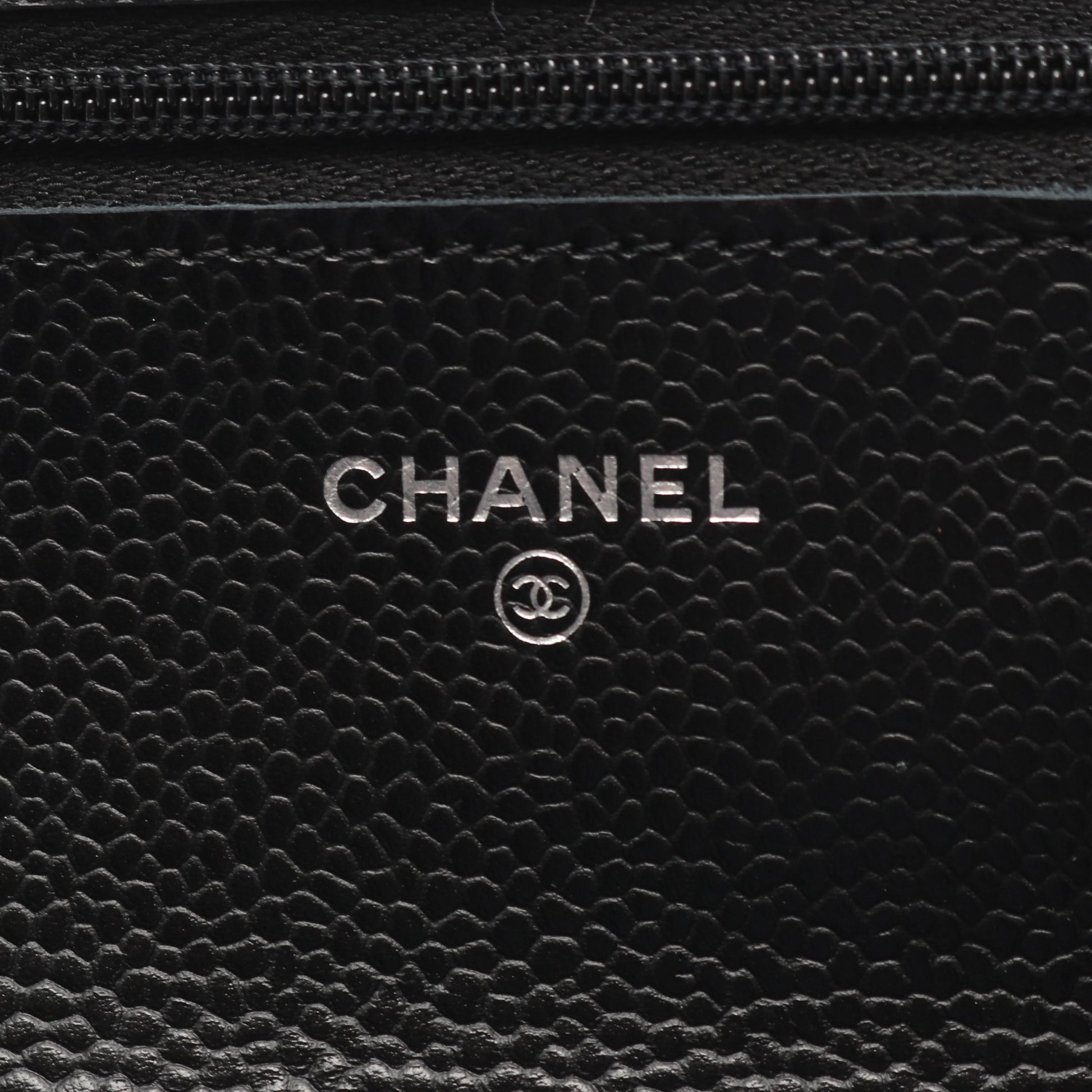 マトラッセ チェーンウォレット キャビアスキン ブラック シルバー金具 シャネル バッグ CHANEL