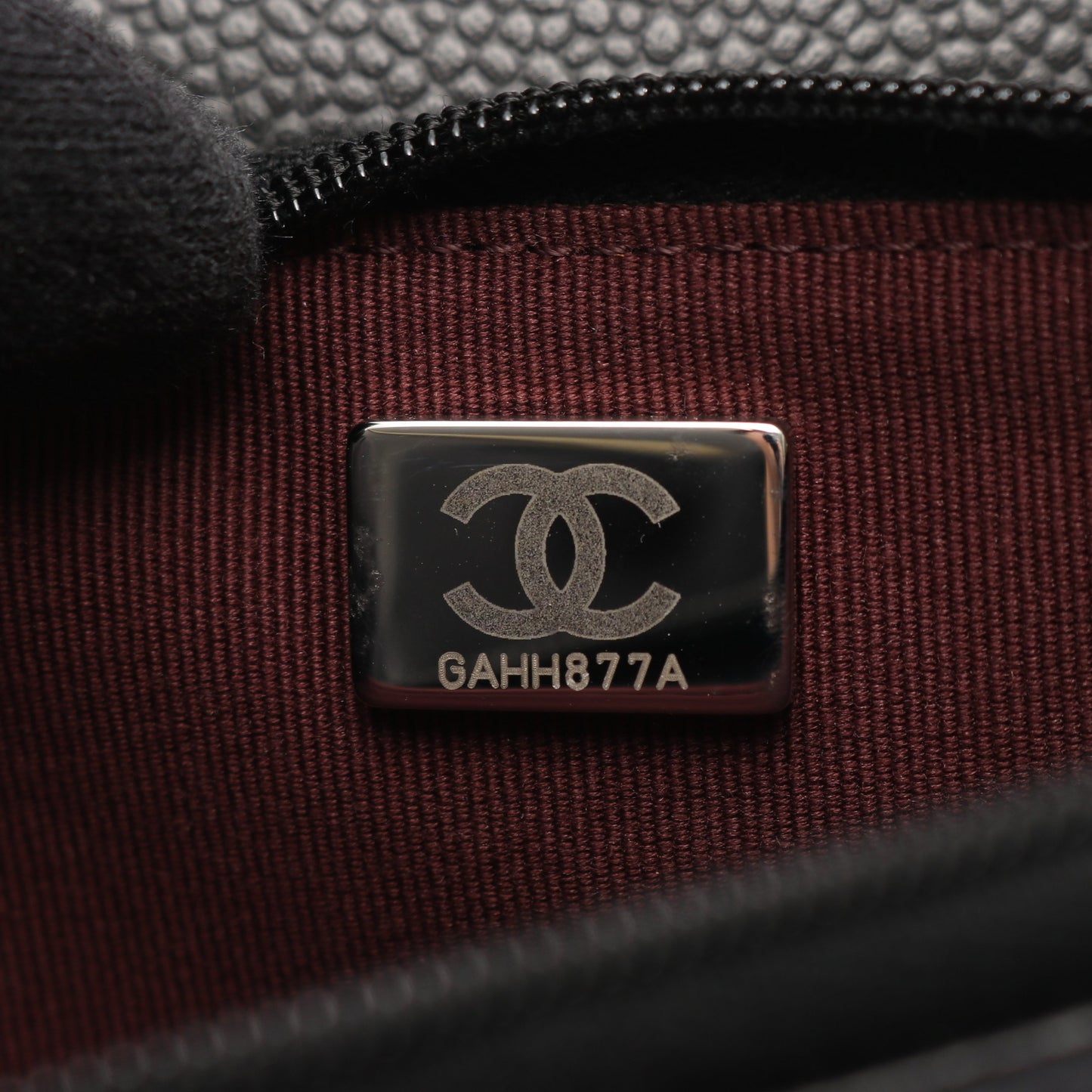 マトラッセ チェーンウォレット キャビアスキン ブラック シルバー金具 シャネル バッグ CHANEL