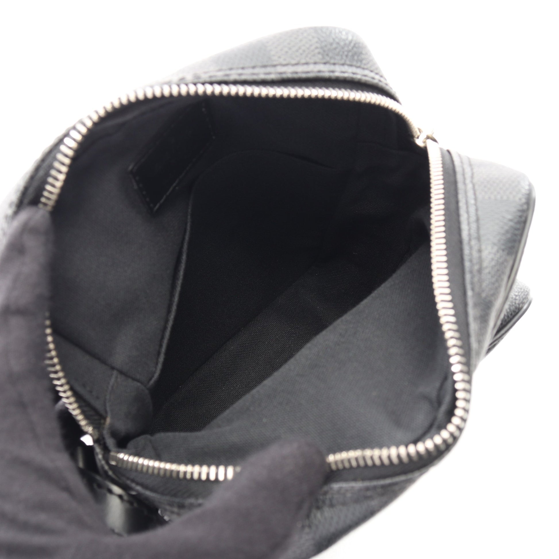 レム ダミエグラフィット ショルダーバッグ PVC レザー ブラック ルイヴィトン バッグ LOUIS VUITTON