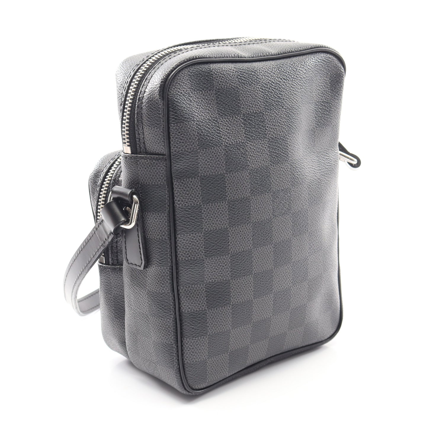 レム ダミエグラフィット ショルダーバッグ PVC レザー ブラック ルイヴィトン バッグ LOUIS VUITTON