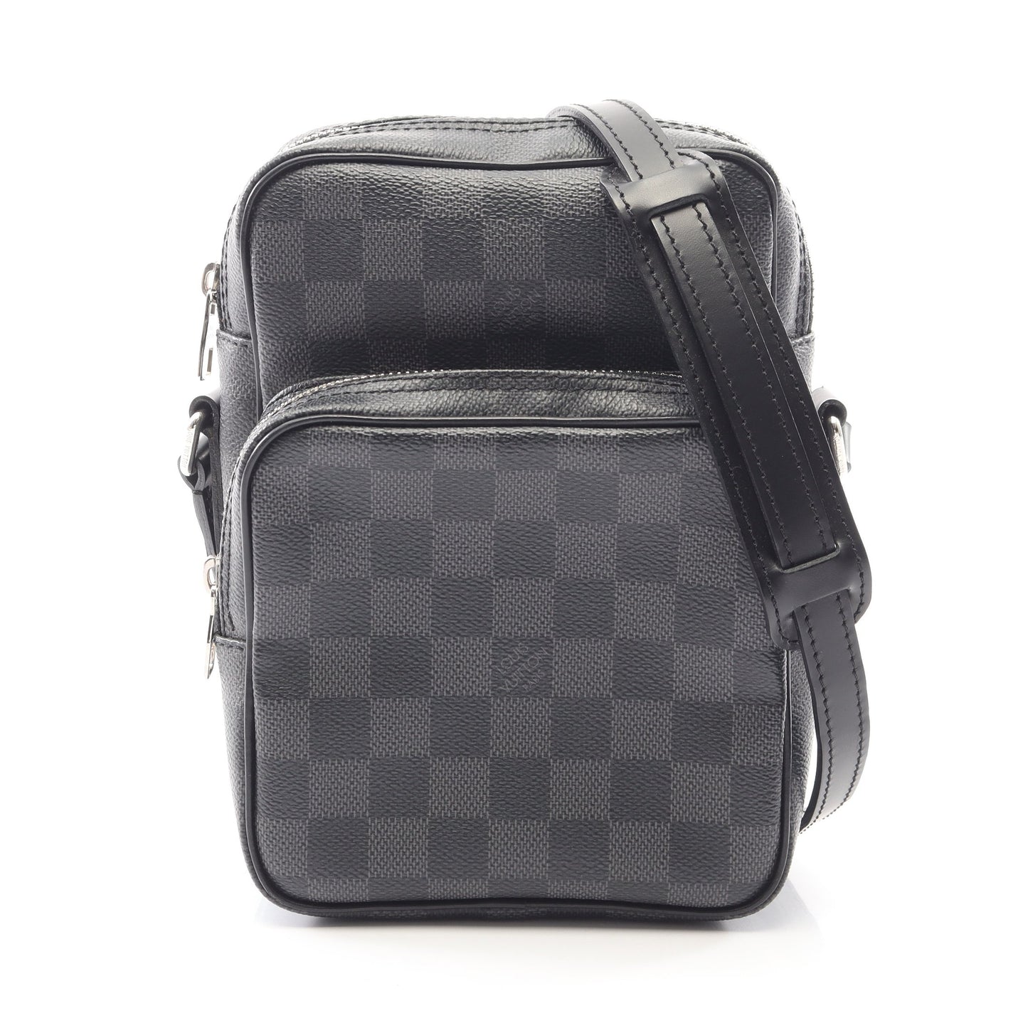 レム ダミエグラフィット ショルダーバッグ PVC レザー ブラック ルイヴィトン バッグ LOUIS VUITTON
