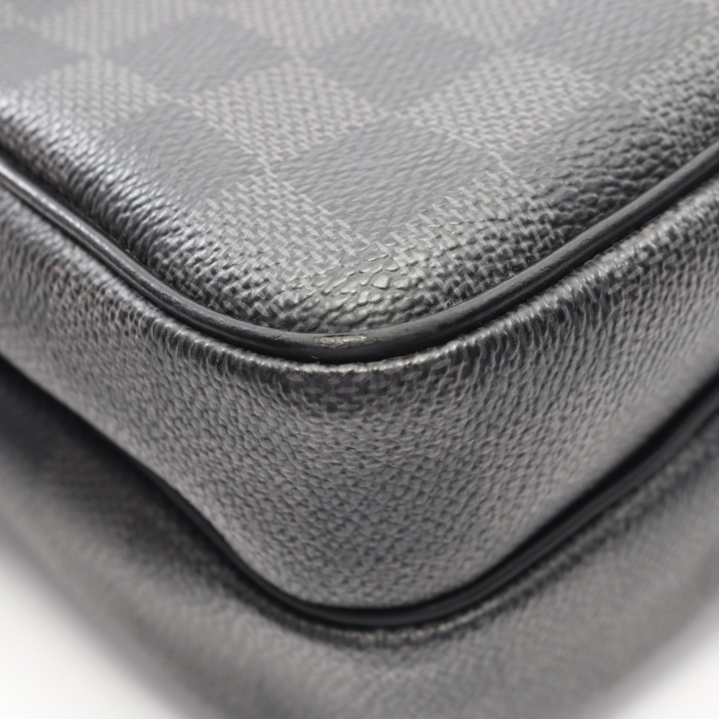 レム ダミエグラフィット ショルダーバッグ PVC レザー ブラック ルイヴィトン バッグ LOUIS VUITTON